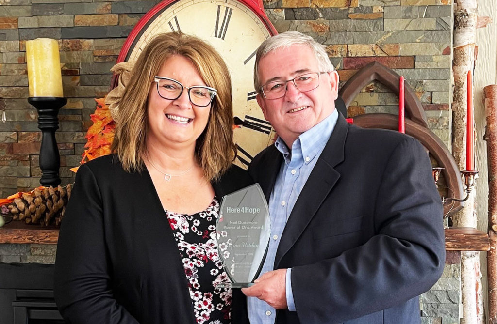 Myrna Hutchinson and Neil Dunsmore, Award Receipients